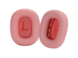 Almofadas Zruxe Para Airpods Max Over-ear Vermelho (par De 2, Substituicao, Fixacao Magnetica)