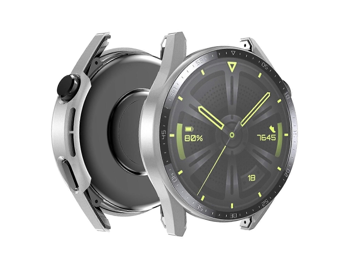 Capa fosca para Huawei Watch GT 3 46 mm, relógio inteligente com mostrador de vidro temperado e tela HD, design Ly Ebike