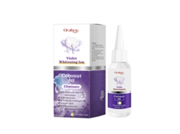 Creme Dental Clareador Roxo para Dentes Brancos e Higiene Oral LAXISCREED