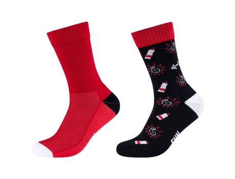 Meias Unissexo para Desporto FUNSOCKS Algodão Multicor (41/46)