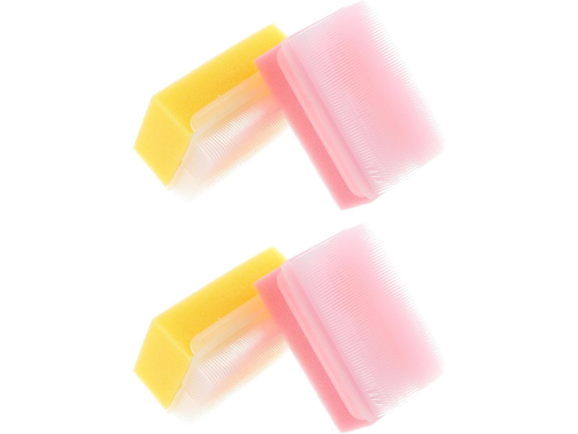 Lurelia Kit De 4 Escovas De Banho Para Bebé De Cuidado Corporal, Pega Ergonómica E Massagem Suave