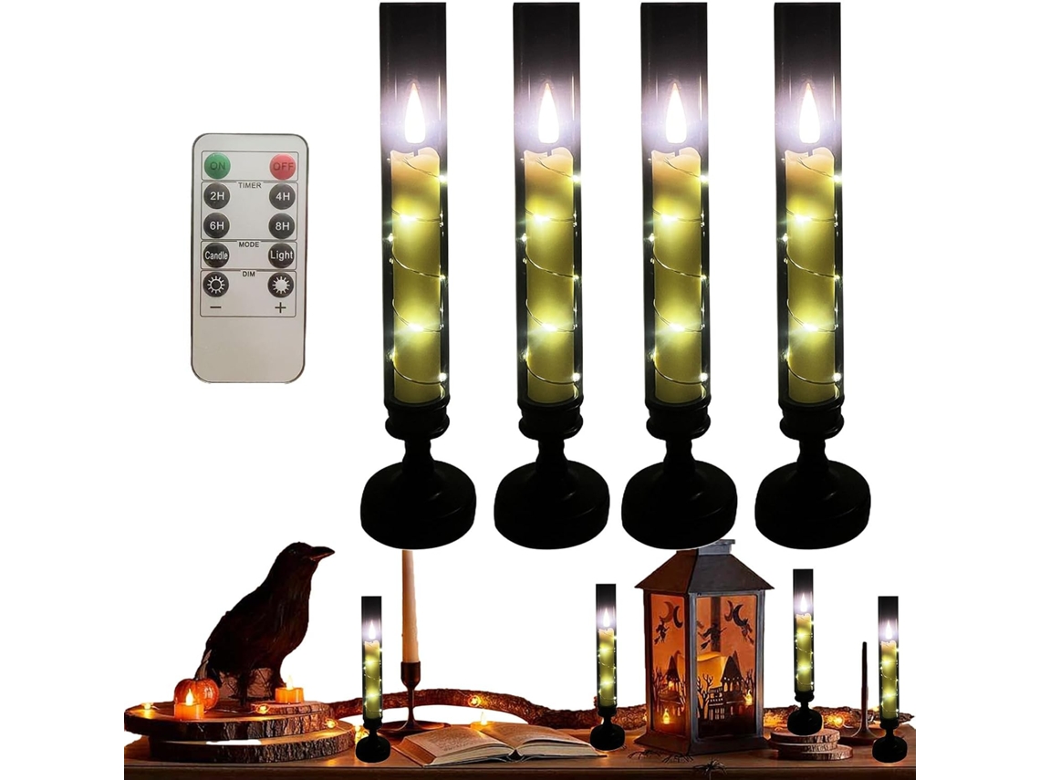 Vela Led Decorativa Sem Chama, Para Mesa, Interiores E Quarto