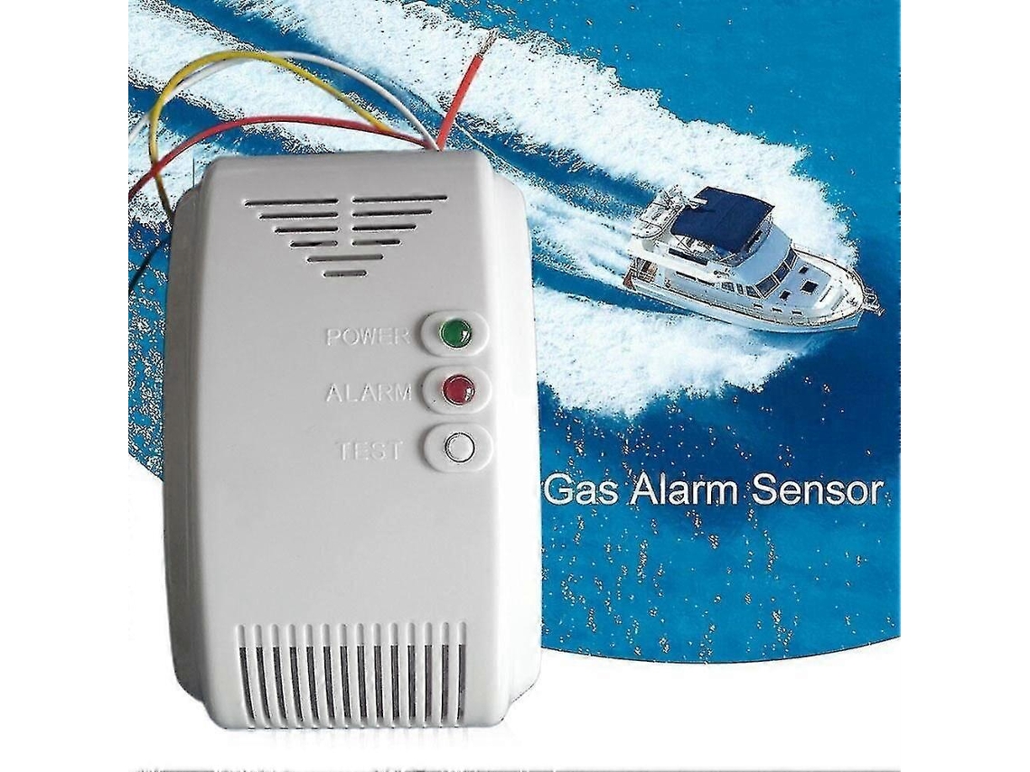 12v Alarme De Gás Sensor Alarme Propano Butano Glp Natural Motor Home Camper