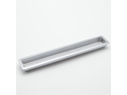 Puxador HARDWAREXCHANGE Retangular em Zamac, 240x25mm Cromado fosco (pacote de 25)