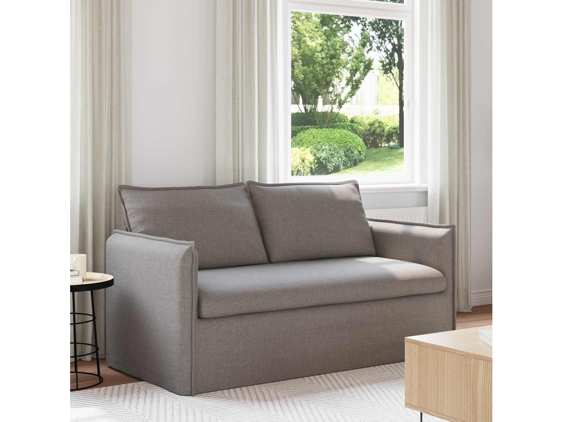 Vidaxl Sofá Cinzento-acastanhado 156 X 82 X 85 Cm Tecido