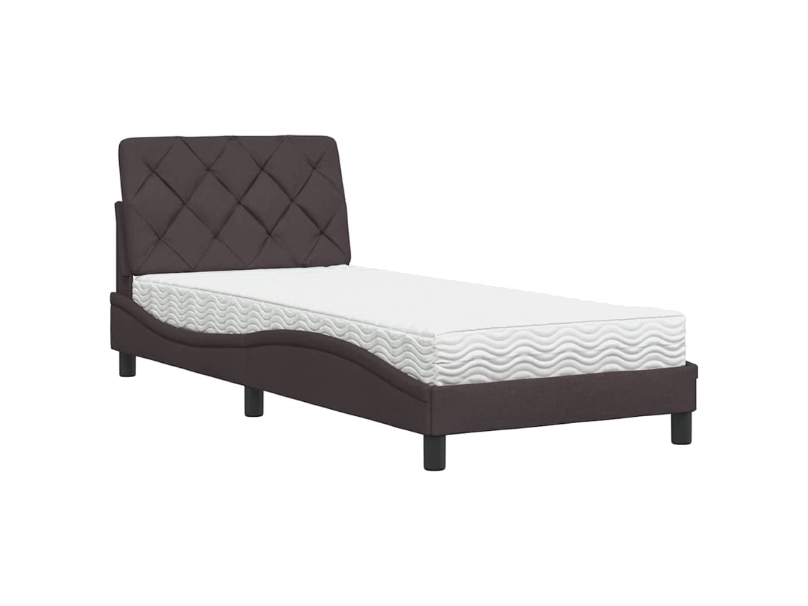 Bed, Beds Vidaxl Marrom Tecido (90 X 200 Cm)