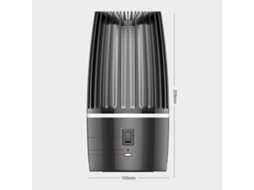 Lâmpada matadora de mosquitos USB choque elétrico silencioso luz noturna indoor outdoor | S/MARCA