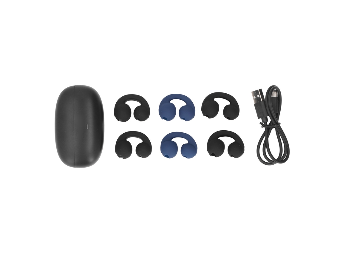 Fones de Ouvido Clip on EOOCOO (Bluetooth 5.3, estojo de carregamento, duração 40h)