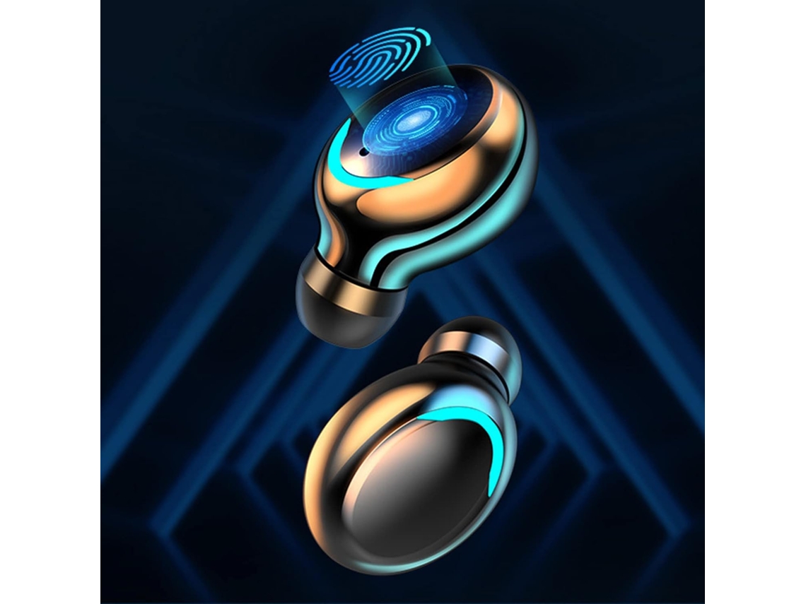 Fones De Ouvido Bluetooth Sem Fio Com Controle Toque E Cancelamento