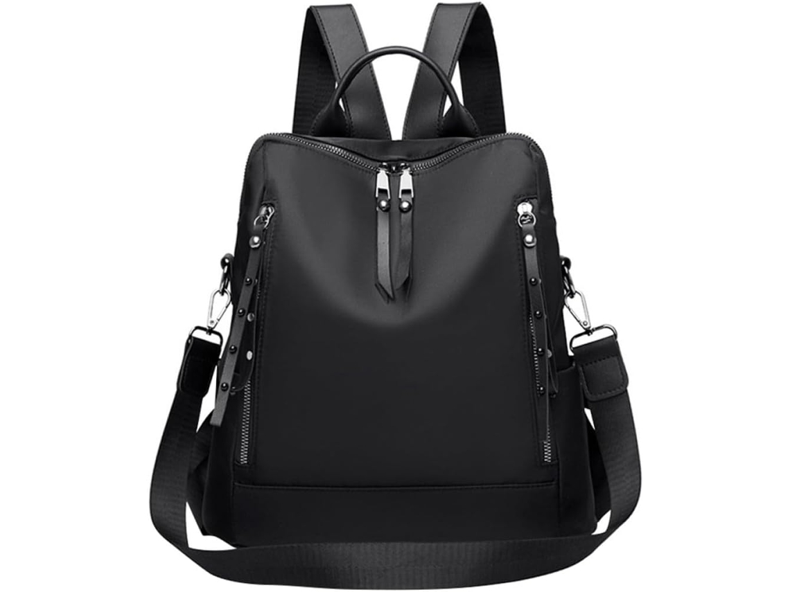 Mochila Ciieeo De Grande Capacidade Em Tecido Oxford Para Mulheres, Com Gancho E Alça Removíveis.