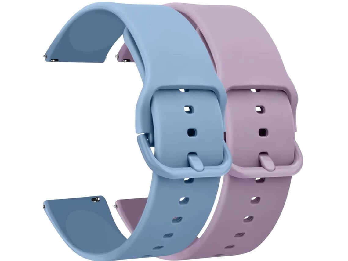 Kit 2 Bracelete Vivatone para Xiaomi Watch S3 Azul e Lavanda