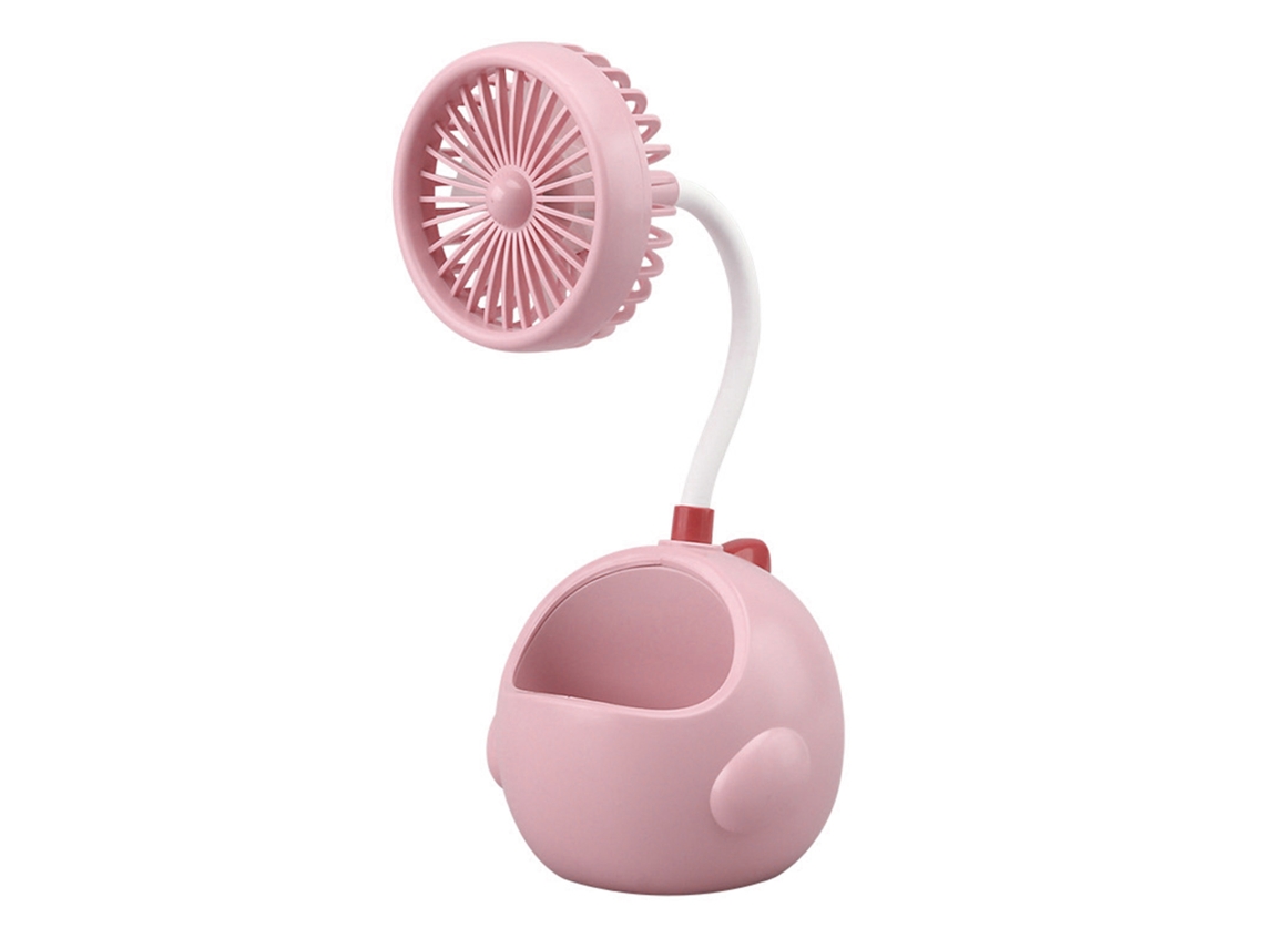 Vento Dinossauro Usb Portátil Silencioso Rosa