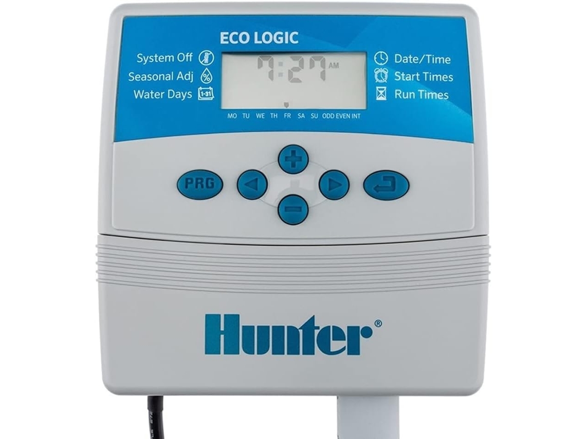 Programador De Rega Hunter Eco-logic Interior Elc-401i-e 4 Estações 24v