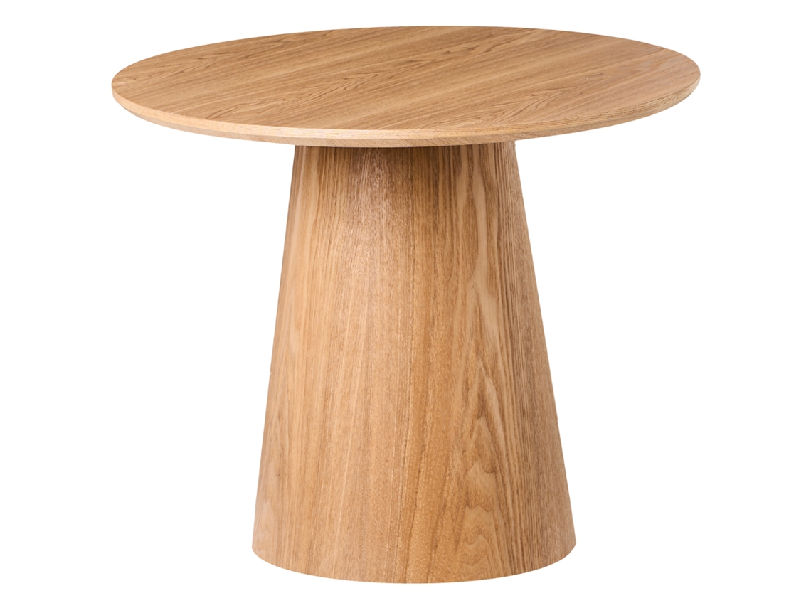 Mesa De Centro BELIANI Wenlock De Madeira De Freixo Freixo Claro 60x60x51