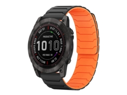 Bracelete para Garmin Forerunner 220 / 735 / 735xt / 230 / 235 metal com liberação rápida, três contas prata XIAOMOYU