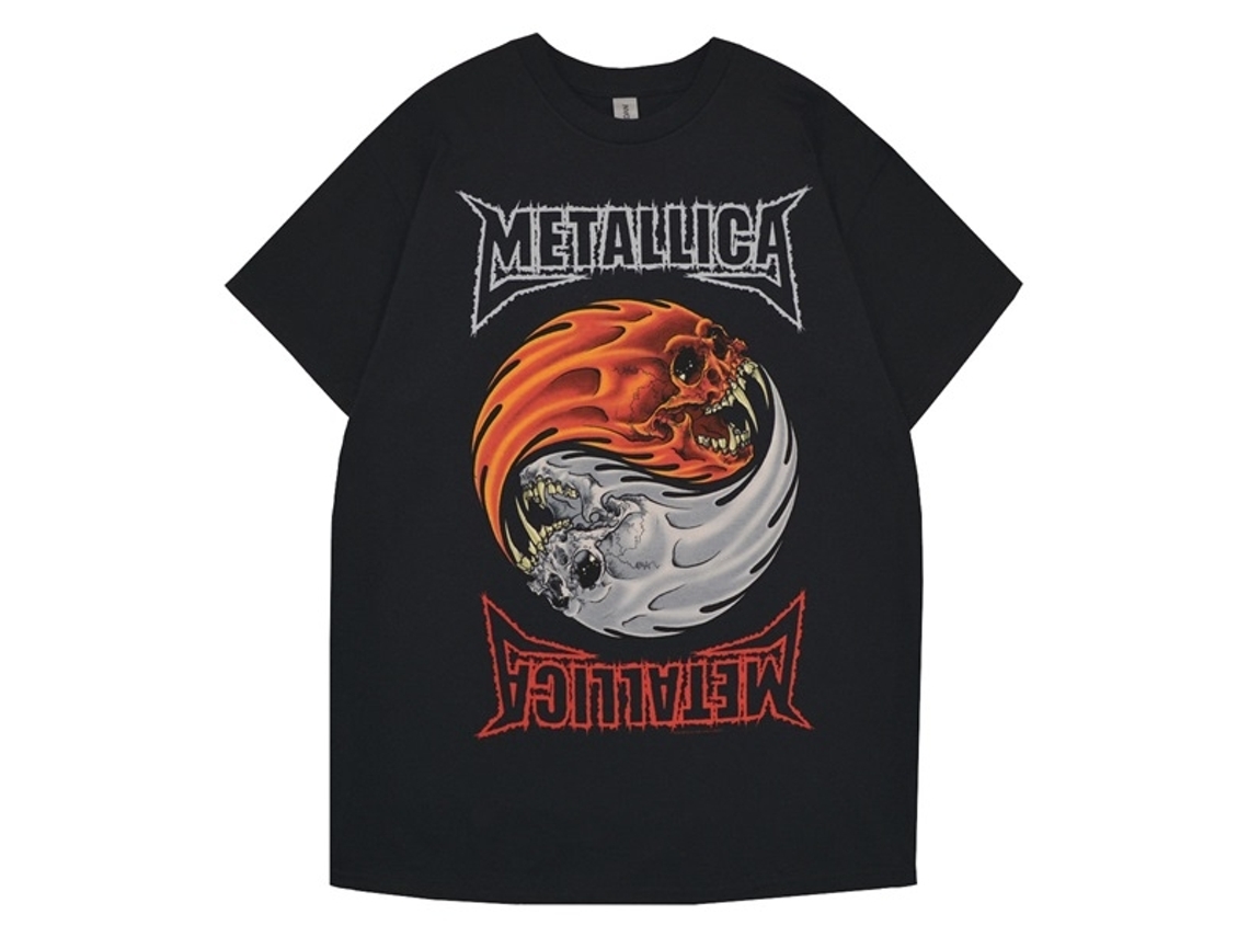 Metallica Yin Yang T-shirt Classic Unisex Adults Size:m