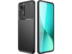 Capa Lite Antichoque Antiderrapante Fina Proteção para Xiaomi 12 Lite HONGWE. Preto