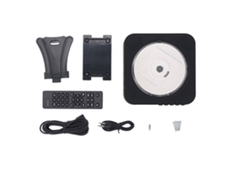 Cd Player Portátil Com Controle Remoto E Capa Protetora