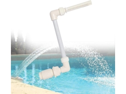 Fonte Cascata Rebe para Piscina, Suporte Ajustável, Decoração para Piscina, Fácil Instalação, Jato de 35,5 cm (14 polegadas) de Altura