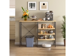 Mesa Arrumação Multifuncional Estrutura Preta 120x40x85.5cm
