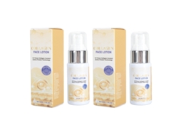 2 Peças De Creme Hidratante Anti-idade Com Colágeno Para Rosto De 30ml