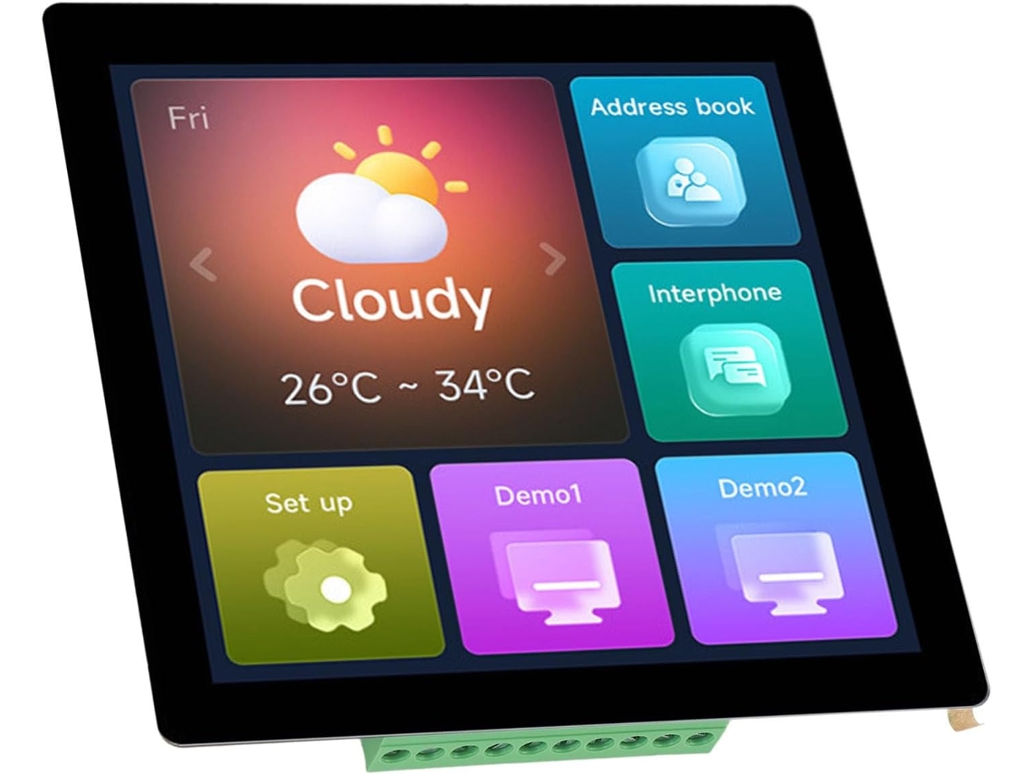 Placa de Desenvolvimento Lcd com Tela Sensível Ao Toque Capacitiva de 4 Polegadas, Wi fi de 32 Bits e Ble5 SFUSHOS