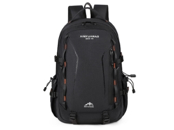 Mochila unisex Sstrwgood de gran capacidad en tela Oxford (hasta 15,6") con protección para la espalda, color negro
