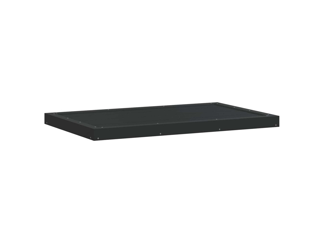 Conjunto 1 Base Do Chuveiro Vidaxl Preto Plástico (101 X 63 X 5,5 Cm)