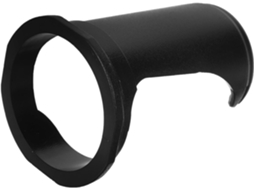 Suporte Prático Para Lâmina De Barbear Ou Escova De Barba, Base De Plástico Preto, Estável.