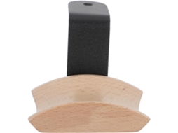 Ukcoco Support Casque En Bois Marron Crochet En Aluminium Robuste Et Gain De Place Pour Accessoires Gaming,