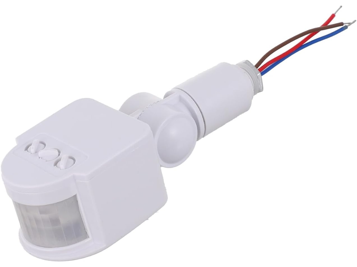 Luminária De Parede Inteligente Com Sensor De Movimento Pir, Detector Infravermelho Automático, Abs Gokoco