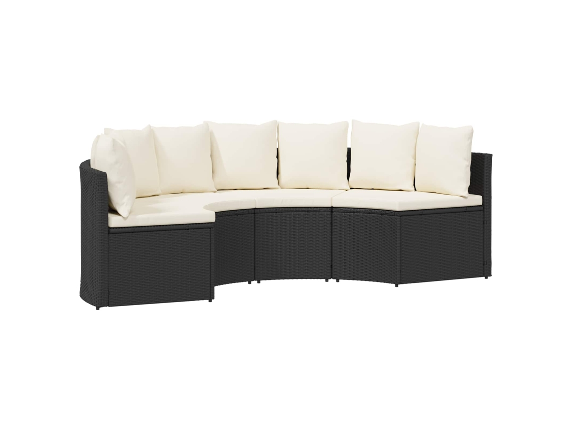 Vidaxl Conjunto De Sofás 2 Unid. Preto