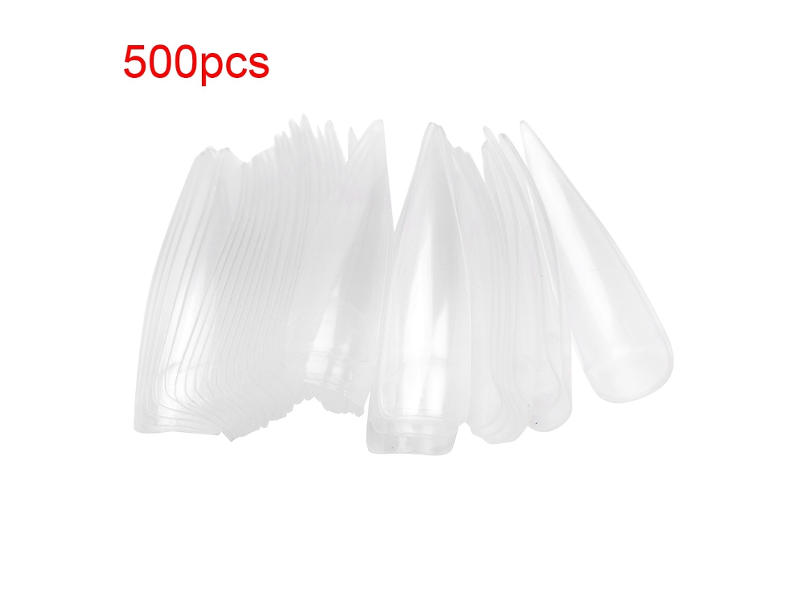 500 Dicas De Unhas Falsas Para Mostrar Paleta De Cores Ferramenta De Manicure Bastões Plásticos Transparentes Para Praticar