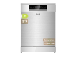 Máquina de Lavar Loiça EVVO D1yx Máquina De Lavar Loiça, 60cm, 13 Serviços, Abertura Automática, Meia Carga