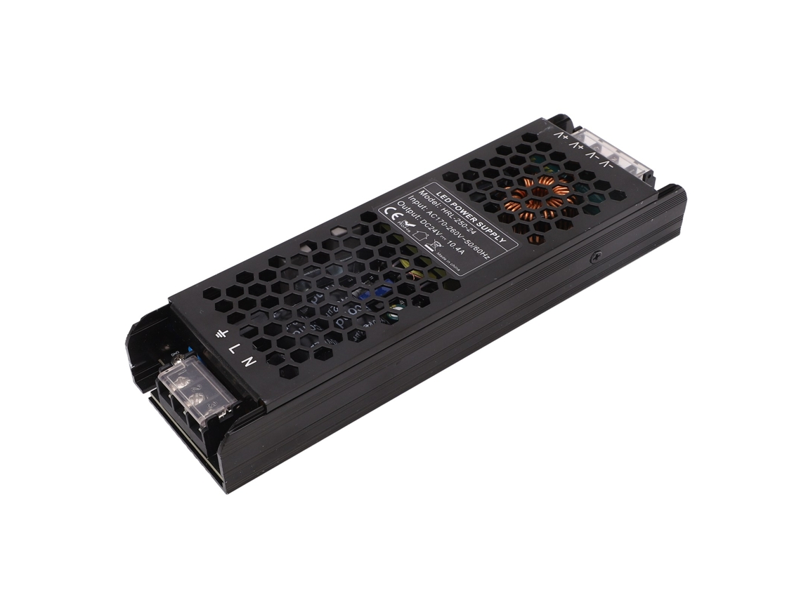 Fonte de Alimentação Led 250w 24v Driver com Shell Oco Espesso S/MARCA