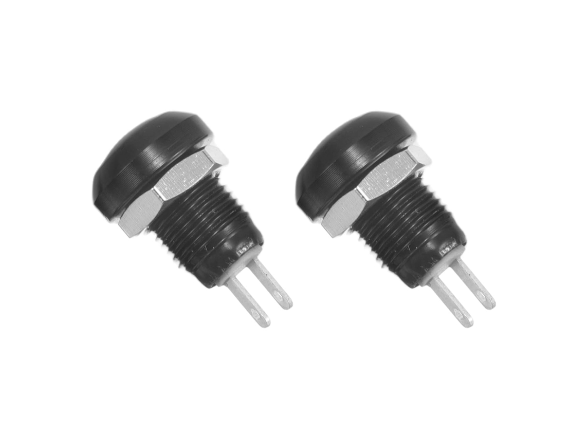 Interruptor de botão de pressão automático de 2 pinos para carro, carroceria