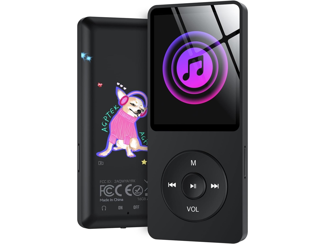 Modelo mais recente: A02s 2025, MP3 player de 16 GB, 70 horas de reprodução, áudio sem perdas, reprodutor de música, suporte para até 128 GB (anterior ao Slowmoose).