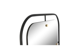 Espelho De Parede Home Esprit Preto Dourado Moderno