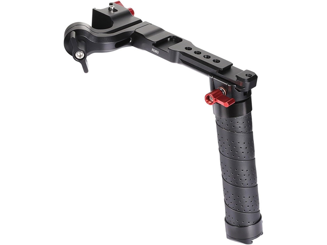 Alça Ergonômica Portátil Para Câmera Com Furo De Parafuso 5 1 4 Polegadas E 2 Suportes Sapata Fria, Ideal Para Uso