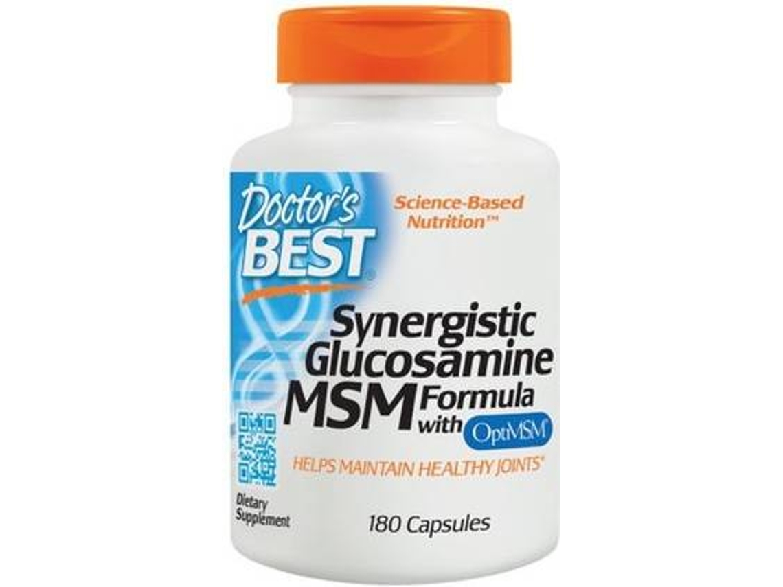 Suplemento Alimentar DOCTOR'S BEST Fórmula Sinérgica De Glucosamina Com Opti (180 cápsulas)