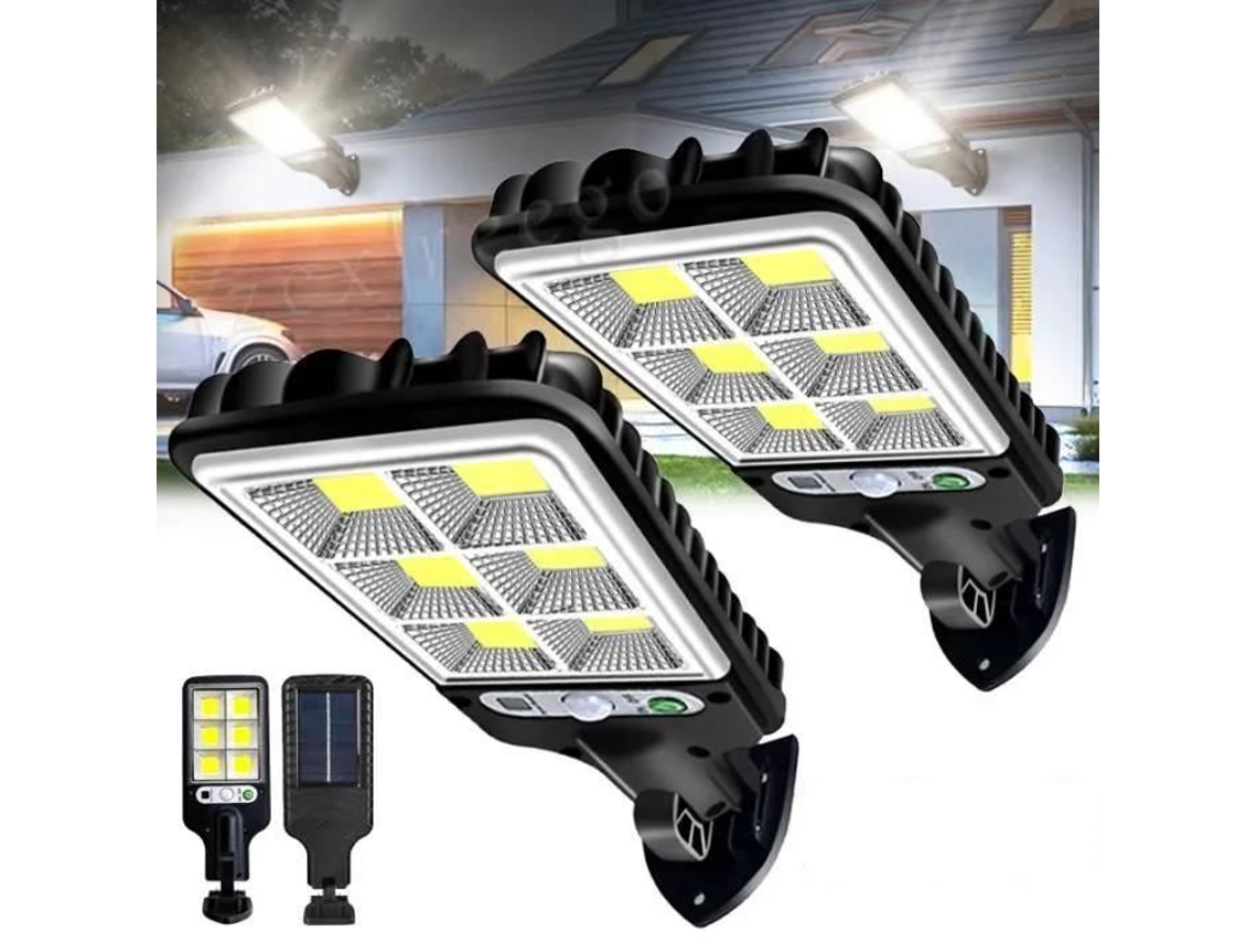 REFLETOR SOLAR LED, 600W, sensor de movimento, para jardim e pátio AQUAFORGE