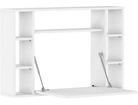 Estante ?BIM FURNITURE Muse Branco Mate (Aglomerado - 94x20x62 cm)