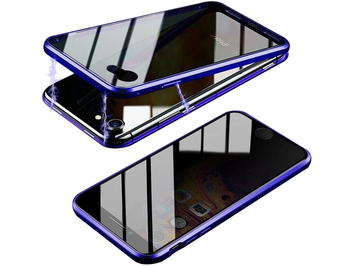 Capa Antiespião Face Protetora para iPhone 6 HONGWE. Vidro Temperado Magnética