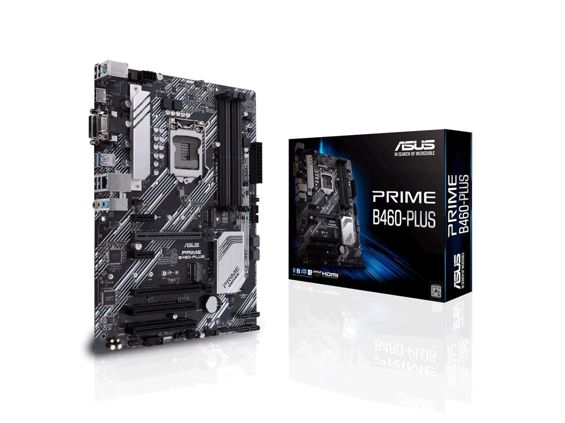 Motherboard ASUS PRIME B460-PLUS (Socket - Intel B460 - ATX)