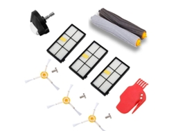 Acessório para irobot roomba 800 900 série robô aspirador de pó peças reposição kit pacote extrator, filtro hepa, escova lateral, f