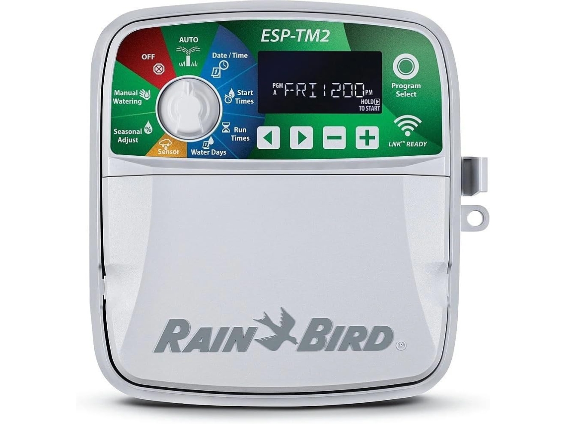 Rain Bird Tm2i6-230 Programador De Rega Para Interior Com Wifi E 6 Estações
