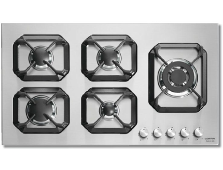 Placa de Gás LOFRA HLS9D0 (89.8 cm - Inox)
