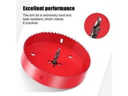 Serra Copo de 180 Mm com Encaixe Hexagonal e Broca, Cortador de Furos Bimetálico Hss para Madeira AQUAFORGE