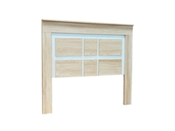 Cabeceira de Cama de Casal Kiara SALDOSYSTOCKS Branco (160x120x3cm)