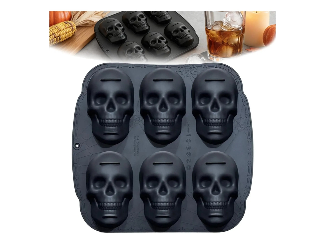Molde De Silicone Para Confeitaria, 6 Cavidades